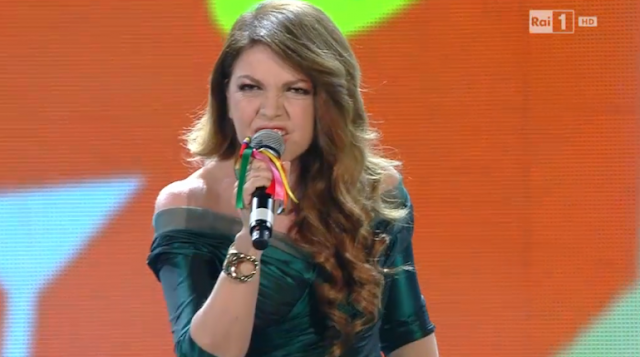 cristina d'avena sanremo 2016